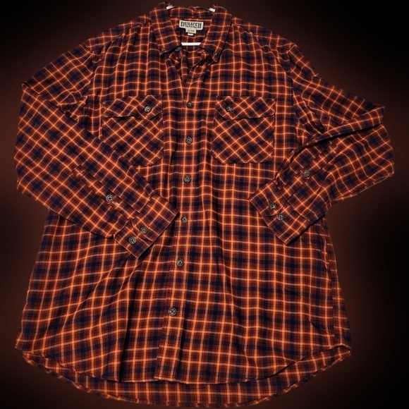 Duluth Trading XL Tall Button Up Flannel Shirt Like Brand New - Picture 1 of 5